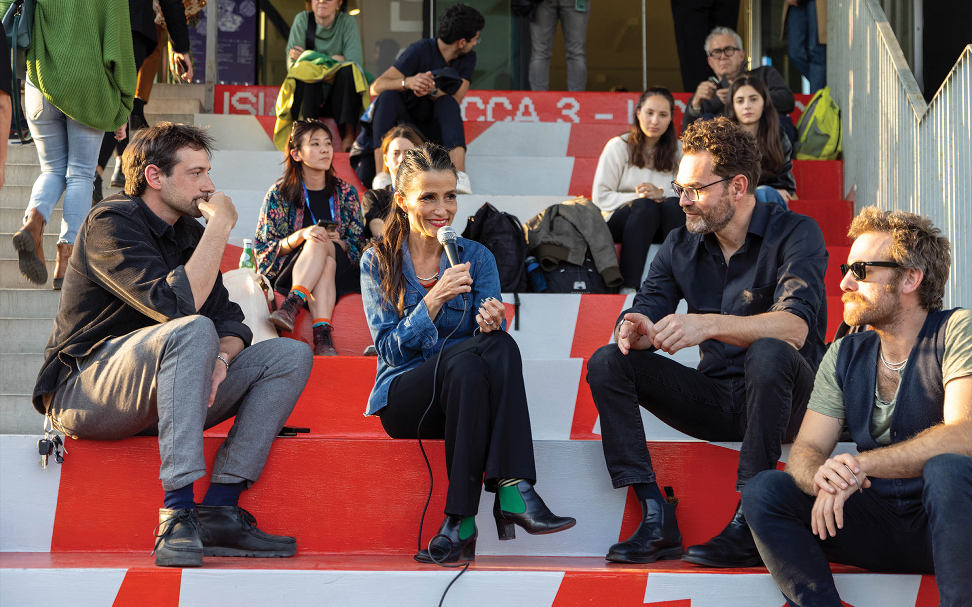 Public Talk su scalinata fronte Parco, Milano Design Week 2023
