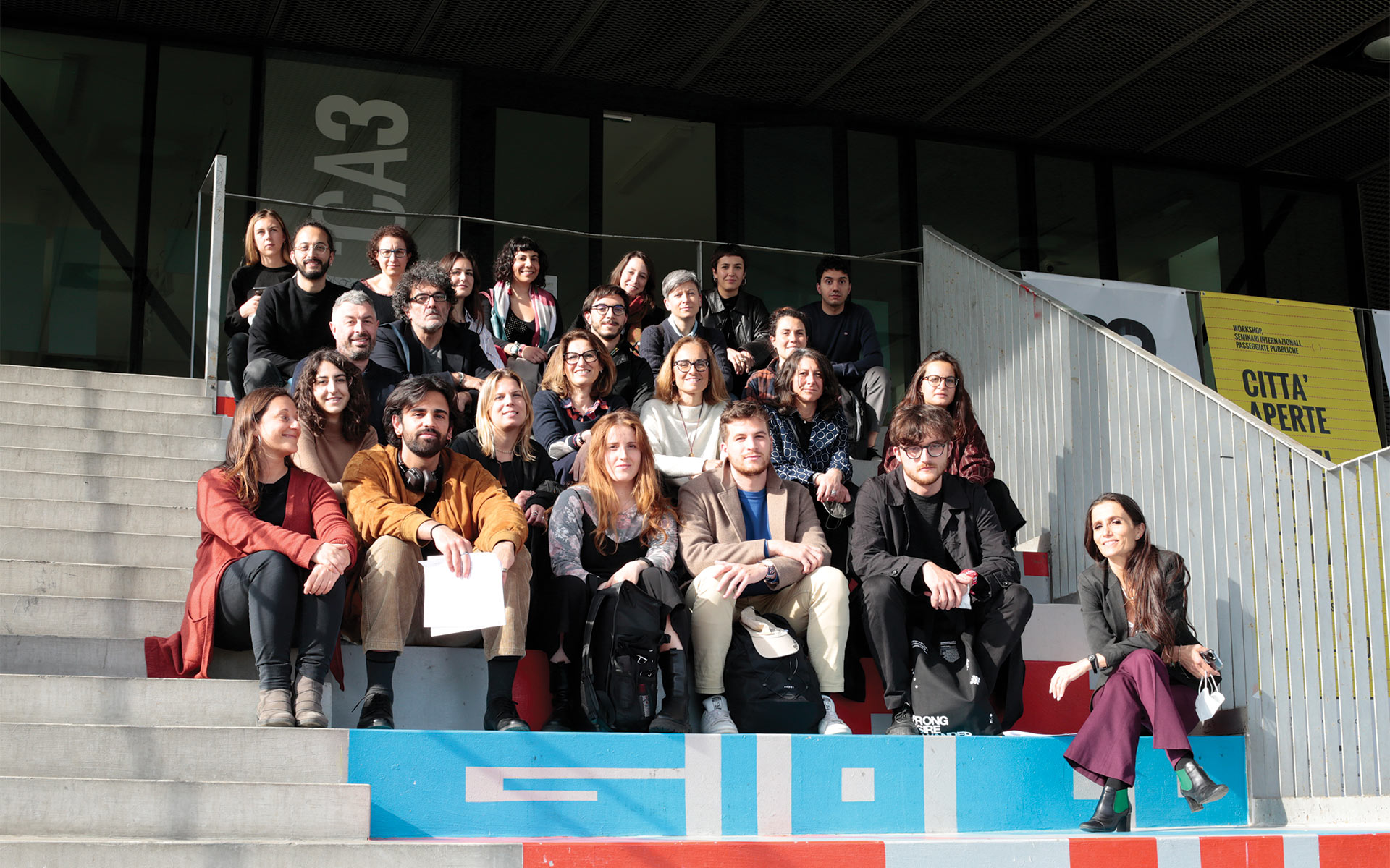 Professionisti, gestori di spazi ibridi, esperti partecipanti al Workshop Città Aperte e Spazi Ibridi socioculturali