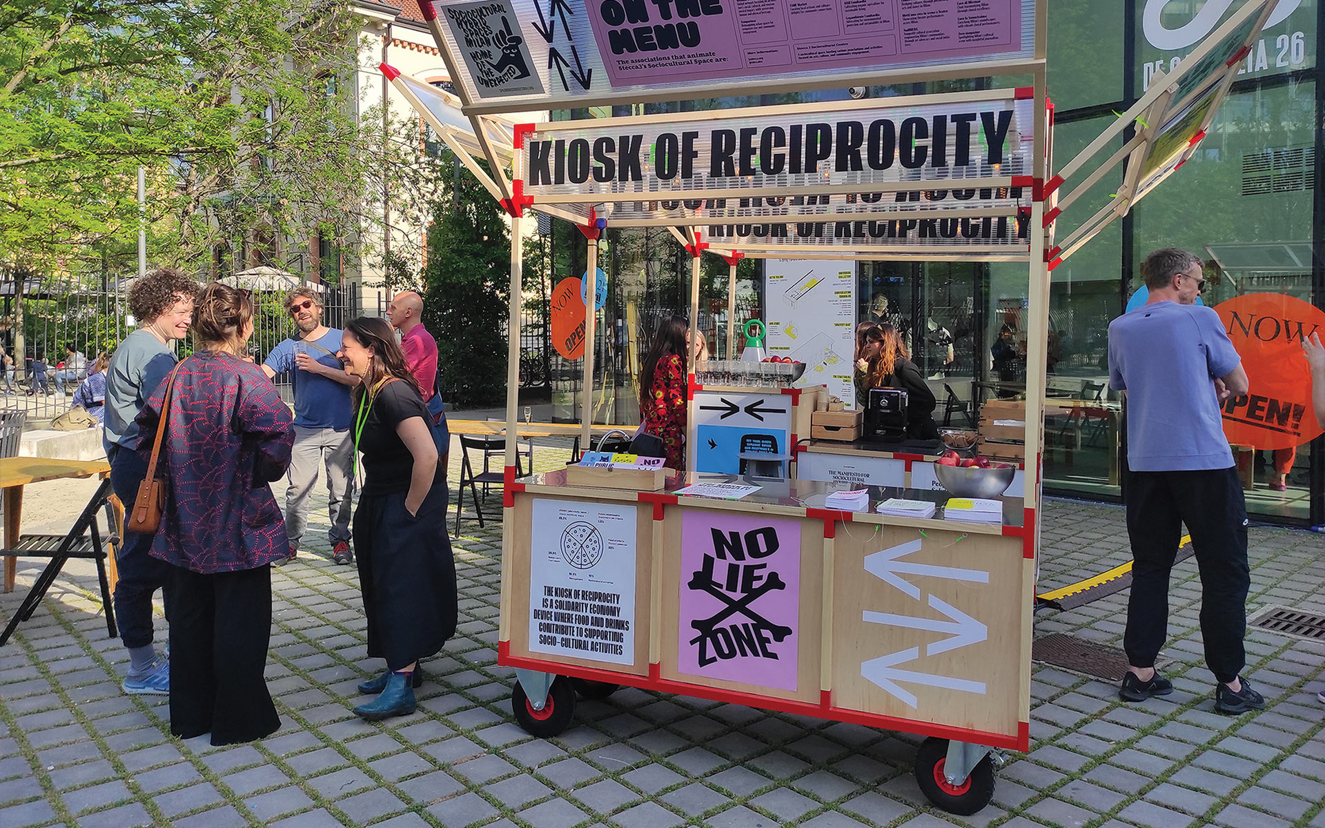 KIOSK of RECIPROCITY a cura di Temporiuso, ConstructLab, Collective Works | MDW 2024