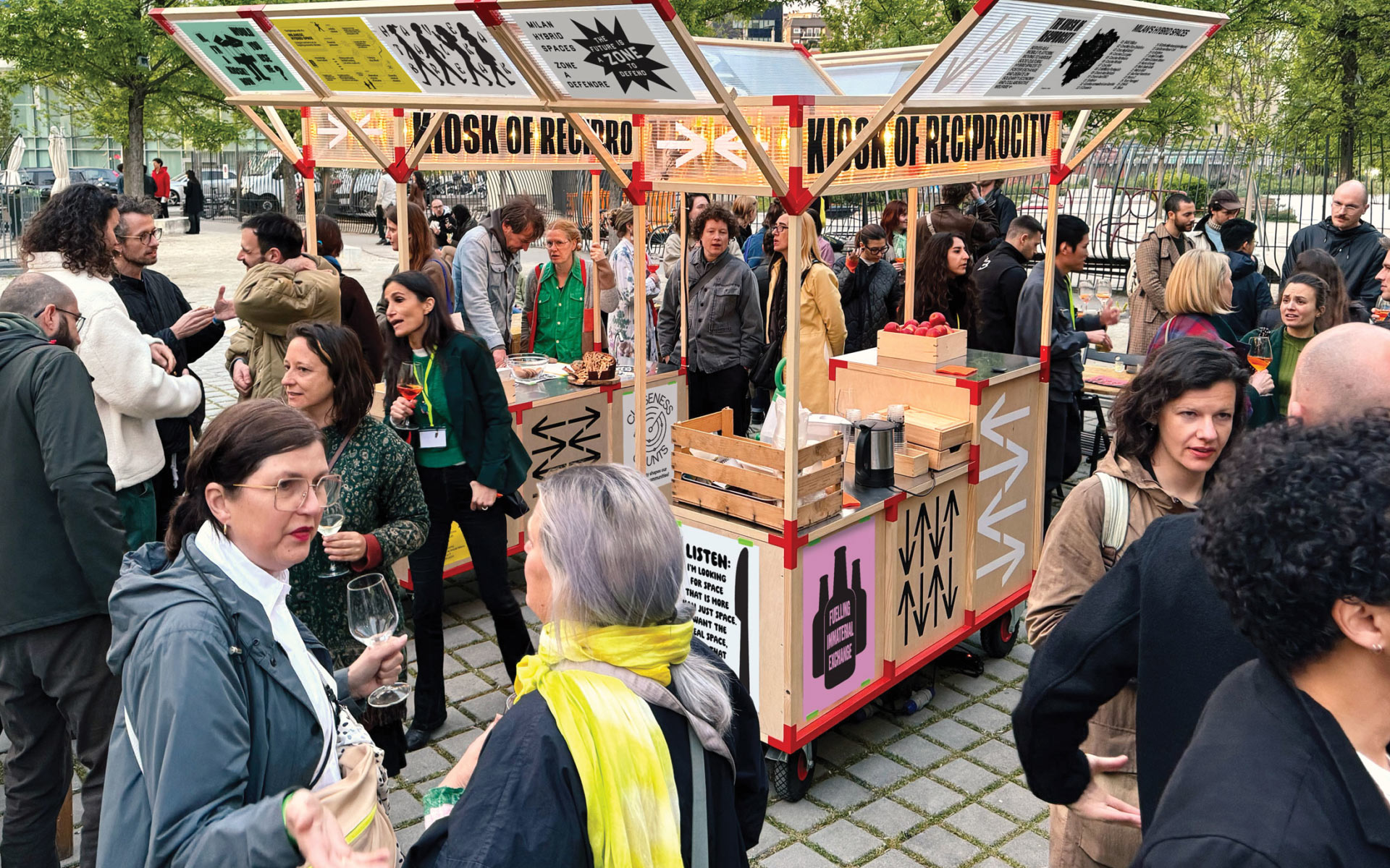 KIOSK of RECIPROCITY a cura di Temporiuso, ConstructLab, Collective Works | MDW 2024