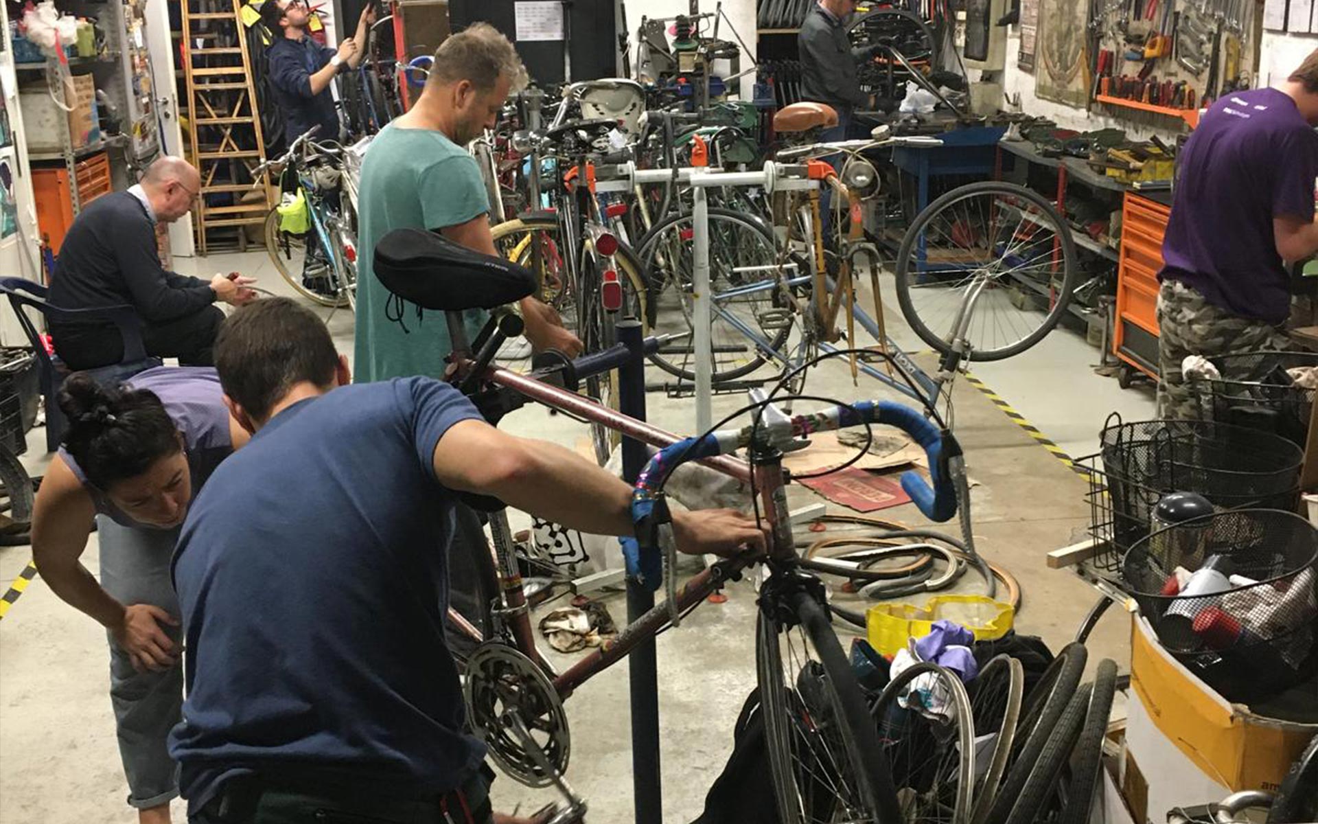 Apertura al pubblico della ciclofficina