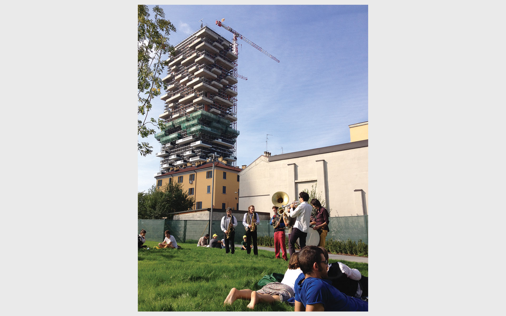 2012 ad oggi Stecca3, Inaugurazione Stecca3, settembre 2012, vista cantiere Bosco Verticale